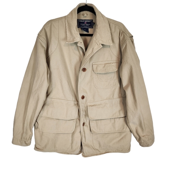 Polo by Ralph Lauren Beige Field Jacket - Picture 1 of 14